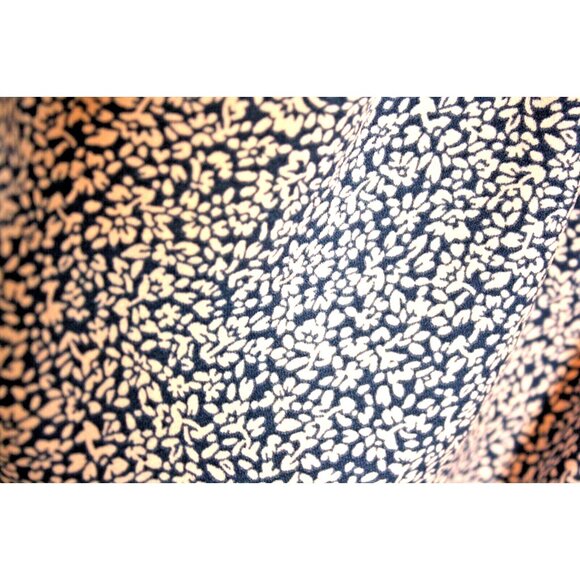 Lauren Conrad Skirt Womens sz XL Blue Floral Midi Prairie Cottage Core - Picture 3 of 8